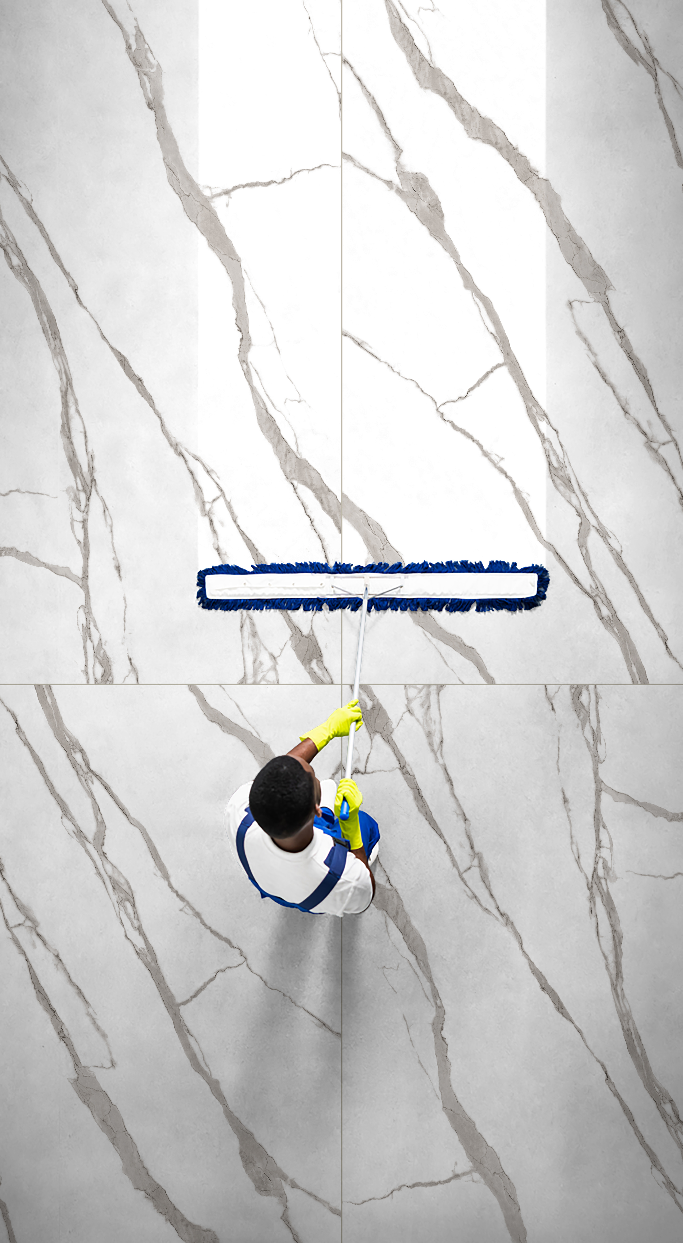How to clean porcelain tiles