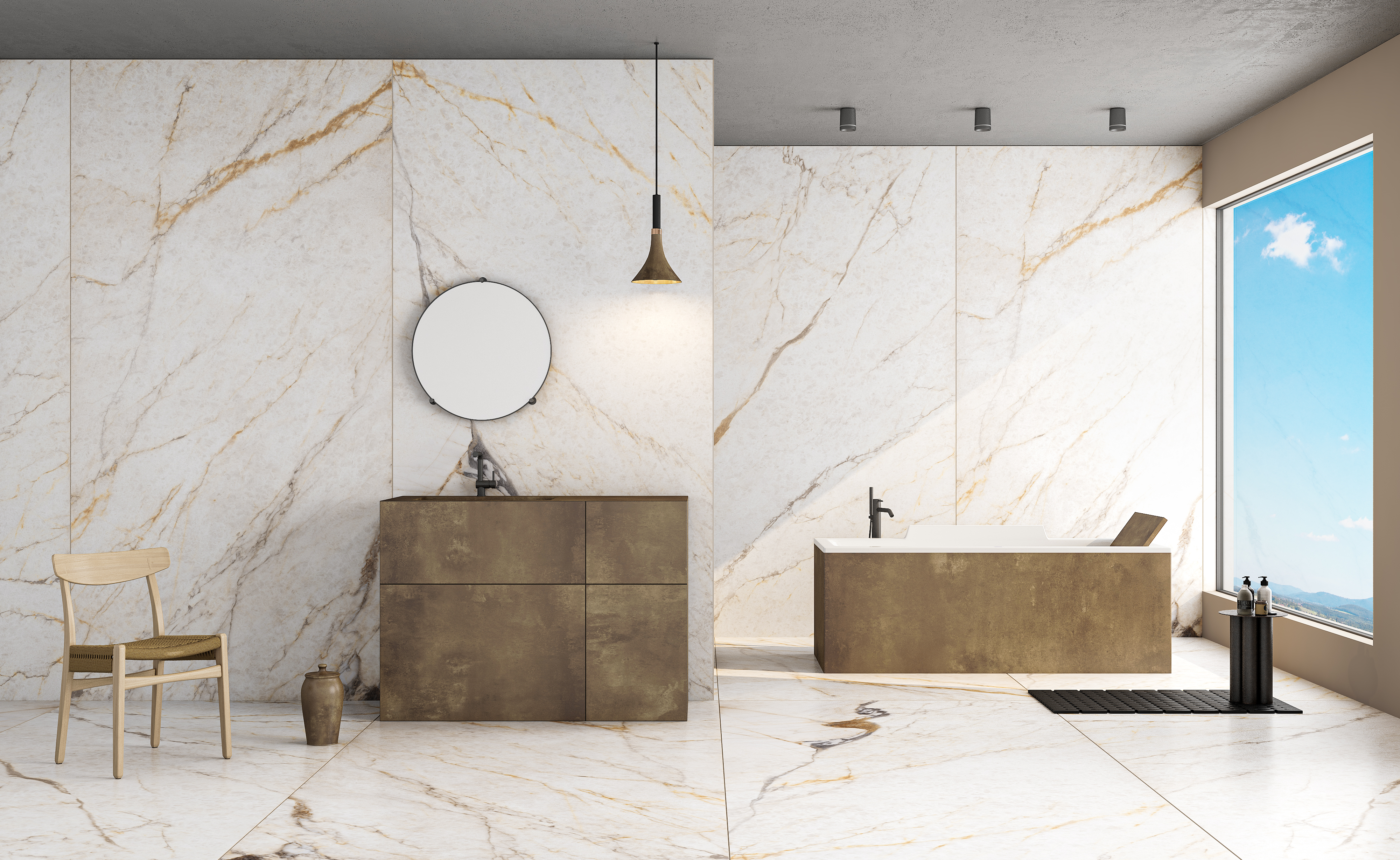 Supersize Slabs and Extra-Large Format Tiles