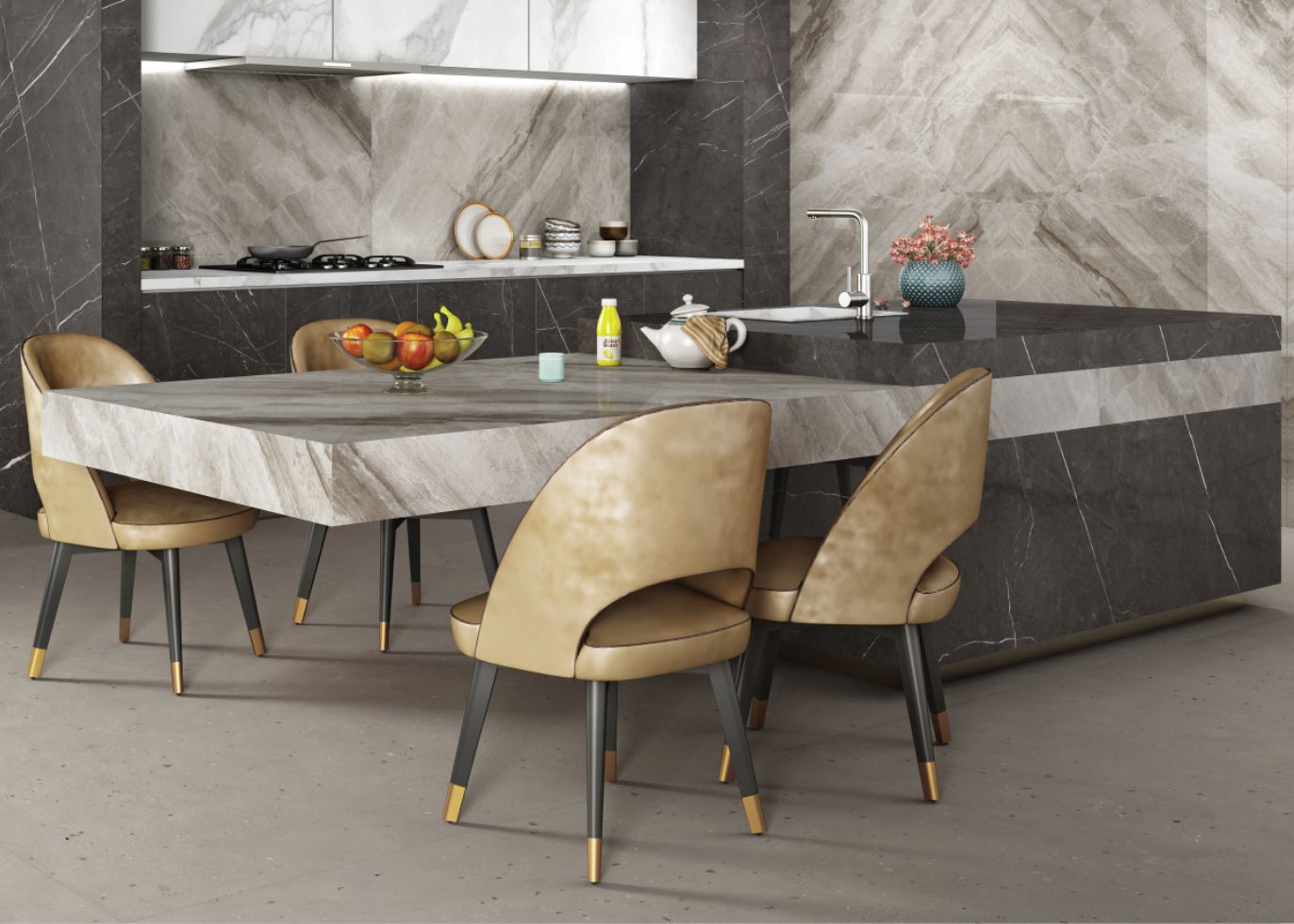 How Large-Format Porcelain Slabs are Revolutionizing Interior Design